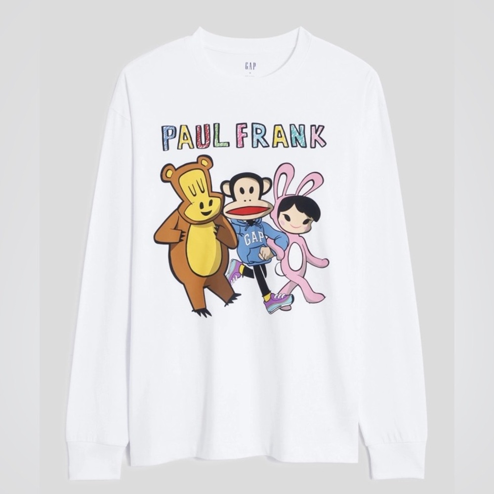 NWOT Limited Edition GAP x Paul Frank Long-Sleeve Tee